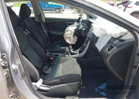 2016 Hyundai Elantra Value Edition from USA, damaged, VIN KMHDH4AE2GU486689